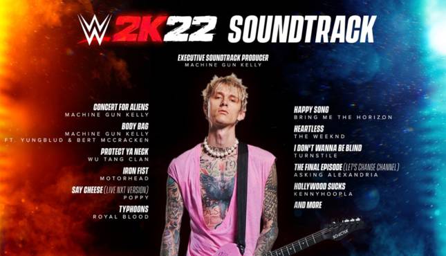 WWE 2K22 Machine Gun Kelly