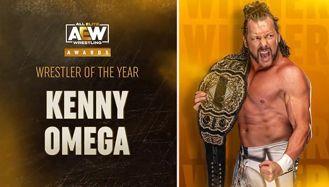 AEW Awards Kenny Omega