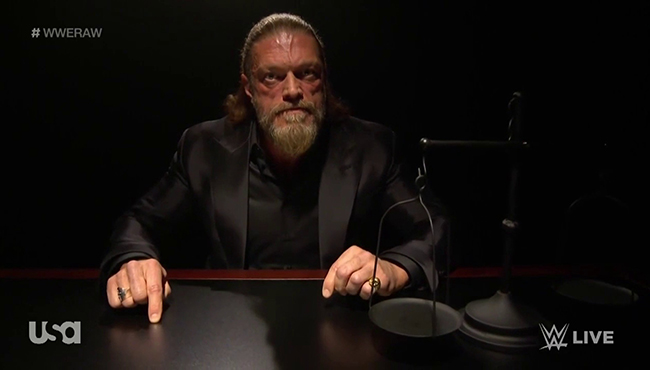 Edge WWE Raw