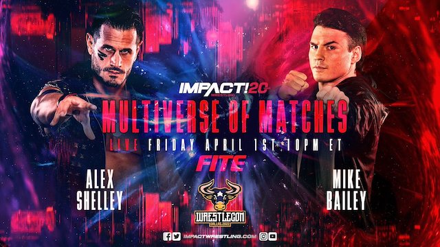 Impact Multiverse of Matches Alex Shelley vs. Mike Bailey
