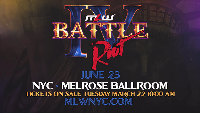 MLW Battle Riot IV, Court Bauer