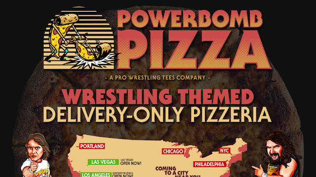 Powerbomb Pizza Pro Wrestling Tees