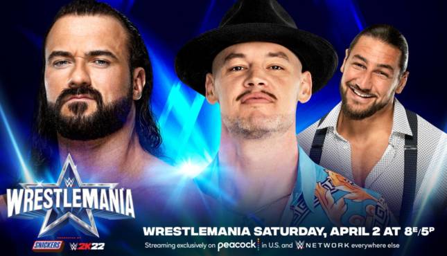 Wrestlemania Drew McIntyre Happy Corbin