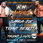 AEW Rampage notes: Samoa Joe vs. Trent Beretta, Danhausen-Hook