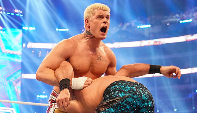 Cody Rhodes Seth Rollins WrestleMania 38