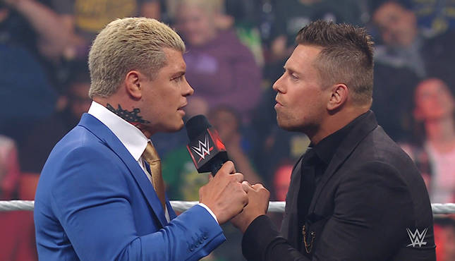 Cody Rhodes The Miz WWE Raw