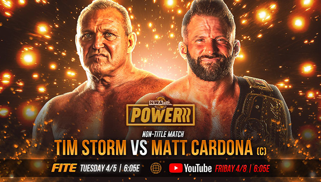 Matt Cardona Vs. Tim Storm & More Announced For This Week's NWA Powerrr ...