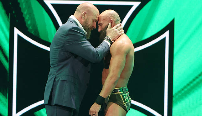 Triple H Tommaso Ciampa WWE NXT Stand & Deliver