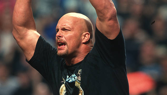 stone cold steve austin with hair