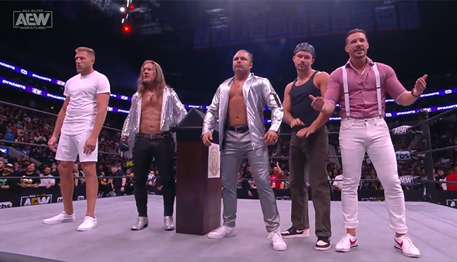 CM Punk trolls Long Island with a Tavares jersey on AEW Dynamite