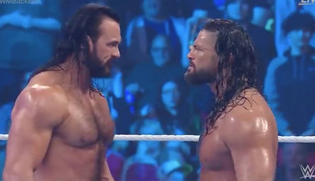 WrestleMania Backlash Drew McIntyre Roman Reigns