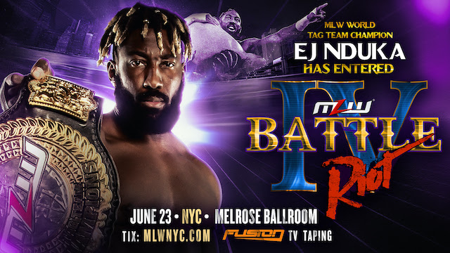 MLW Battle Riot IV - EJ Nduka