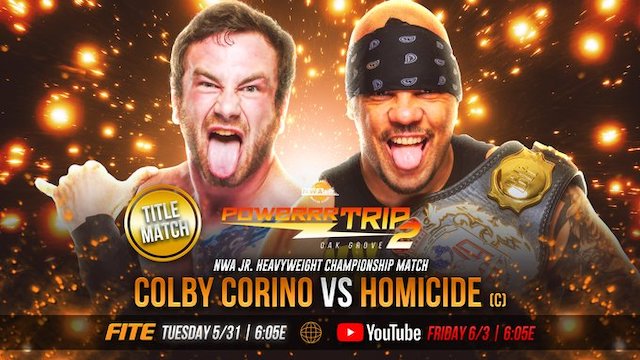 NWA PowerrrTrip - Homicide vs. Colby Corino