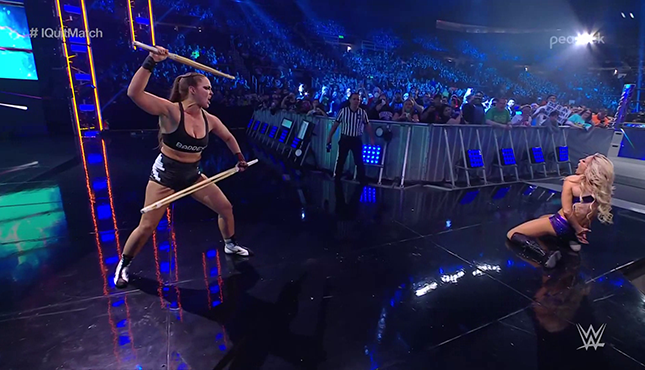 Ronda Rousey Charlotte Flair WrestleMania Backlash