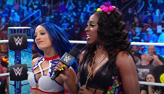 Sasha Banks Naomi, WWE SmackDown Raw Mercedes Mone Trinity Fatu