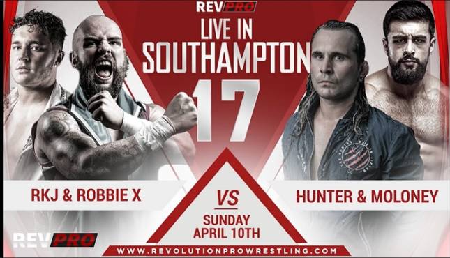Rev Pro - Live in Southampton 17 - Ricky Knight Jr. & Robbie X vs. Lee Hunter & Dan Moloney