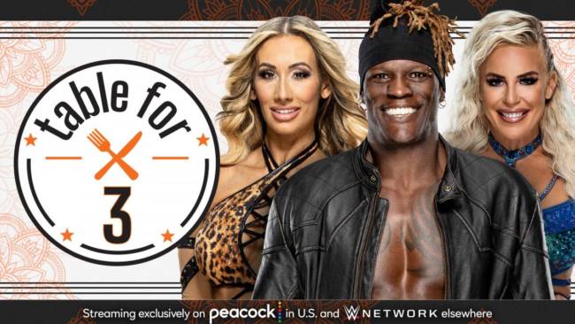 WWE Network Peacock Table For 3