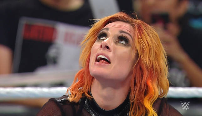 WWE's Becky Lynch back 'in the ring' training after a year out for