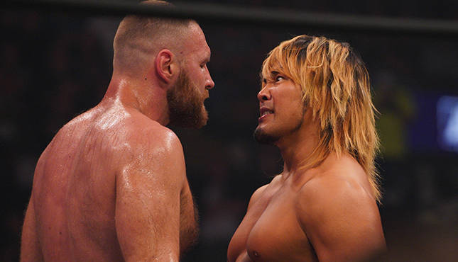 Jon Moxley Hiroshi Tanahashi AEW Dynamite 6-22-22