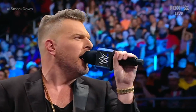 Who is ex-NFL player Pat McAfee and when did he sign to WWE?