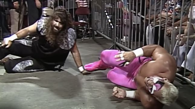 Cactus Jack Sting Beach Blast 1992, Arn Anderson Mick Foley