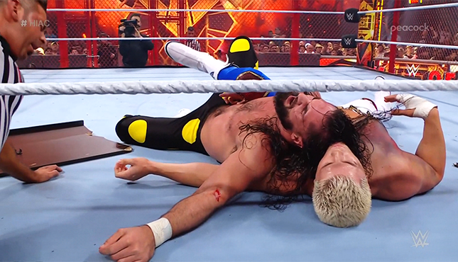 Seth Rollins Cody Rhodes WWE Hell in a Cell