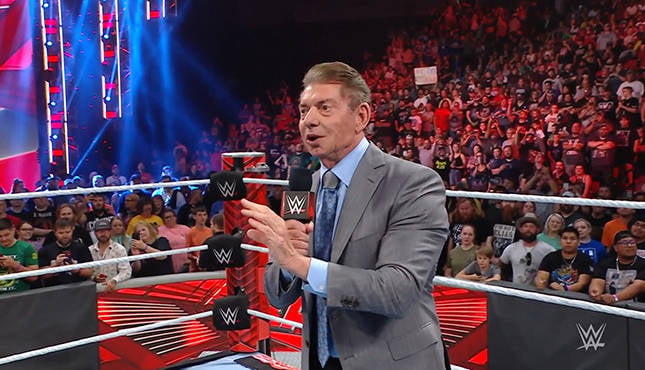 WWE Raw Vince McMahon