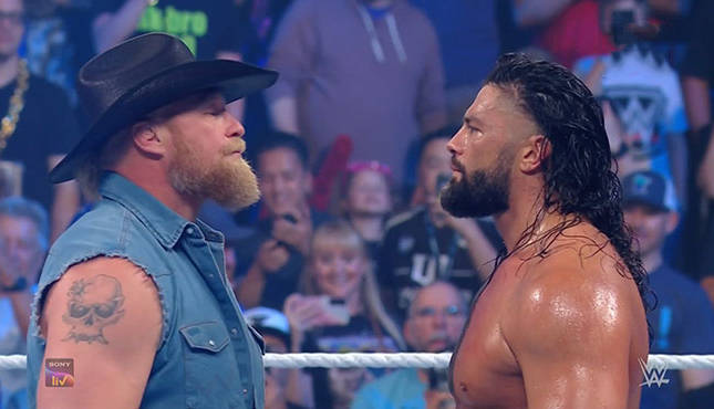 WWE Smackdown Brock Lesnar Roman Reigns