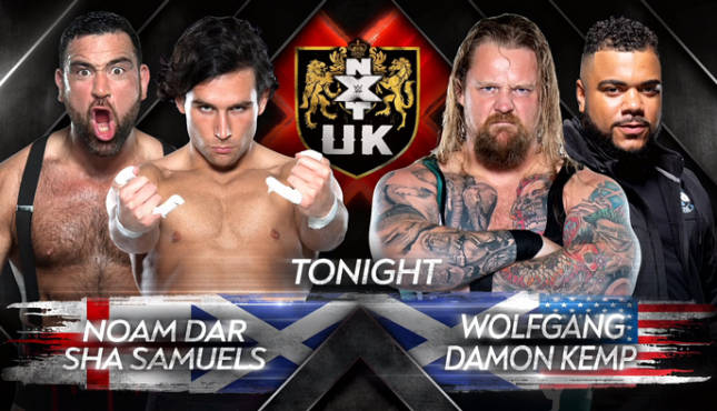 NXT UK - Noam Dar & Sha Samuels vs. Wolfgang & Damon Kemp