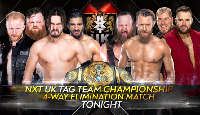 NXT UK - Tag Team Championship - Starz / Mastiff vs. Teoman / Raja vs. Boar / Andrews vs. Briggs / Jensen
