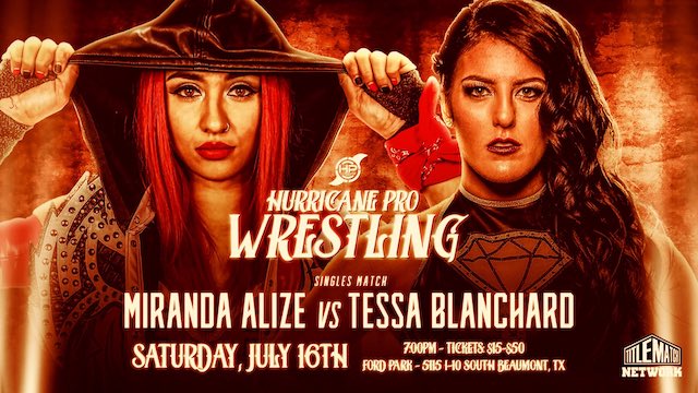 Hurricane Pro Wrestling - Tessa Blanchard vs. Miranda Alize