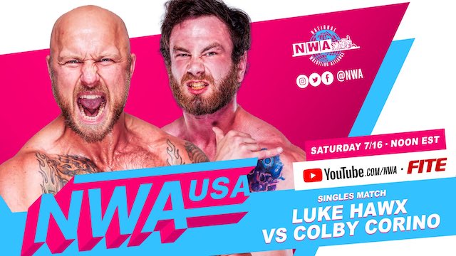 NWA USA - 7-16-22 - Luke Hawx vs. Colby Corino