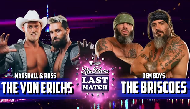 The Von Erichs - Ric Flair's Last Match The Von Erichs Briscoes