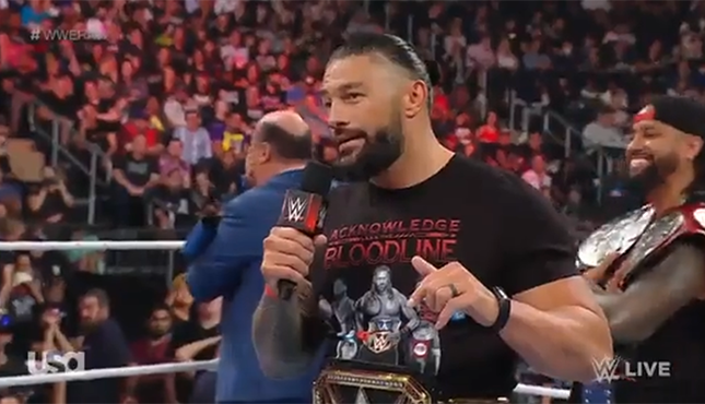 Roman Reigns WWE Monday Night Raw