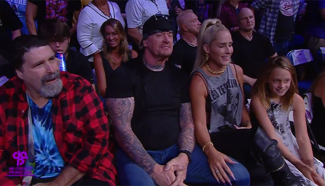 Undertaker Mick Foley Michelle McCool Ric Flair's Last Match