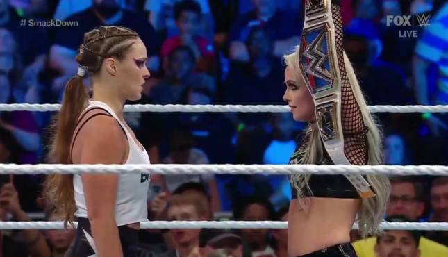 WWE Smackdown Liv Morgan Ronda Rousey