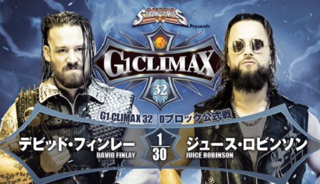 NJPW G1 Climax 32 Night Six - David Finlay vs. Juice Robinson