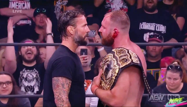 CM Punk Jon Moxley AEW Dynamite