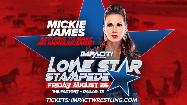 Impact Wrestling Mickie James Dallas Texas