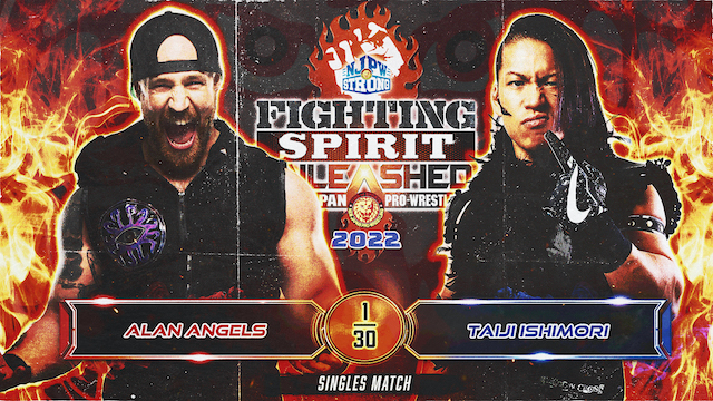 NJPW Strong 8-21 - Alan Angels vs. Taiji Ishimori