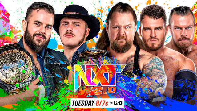 WWE NXT 2.0 NXT UK Tag Team Championship Match