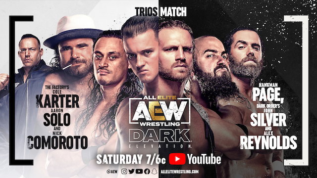 AEW Dark: Elevation - Trios Match Hangman Page and The Dark Order