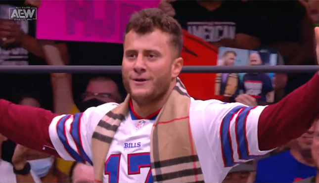 mjf on wwe