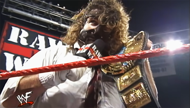 Mick Foley Talks Pulling Out His Hair As Mankind, Says He Never Pulled ...