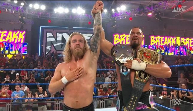 NXT Worlds Collide Bron Breakker Tyler Bate