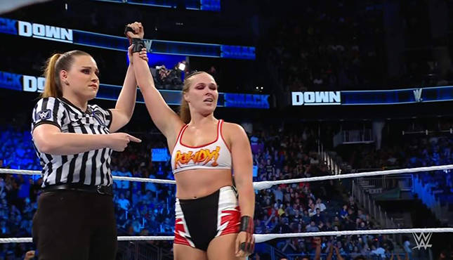 Ronda Rousey WWE Smackdown