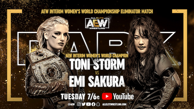 AEW Dark 10-11-22 - Toni Storm vs. Emi Sakura