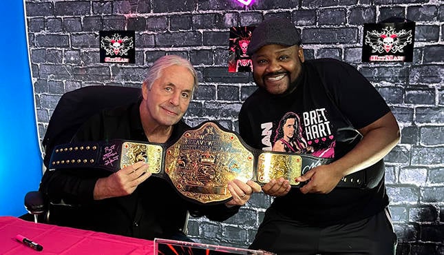 Bret Hart Signed Micro Brawlers (Limited Edition) COA – The