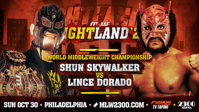 MLW Fightland Shun Skywalker vs. Lince Dorado