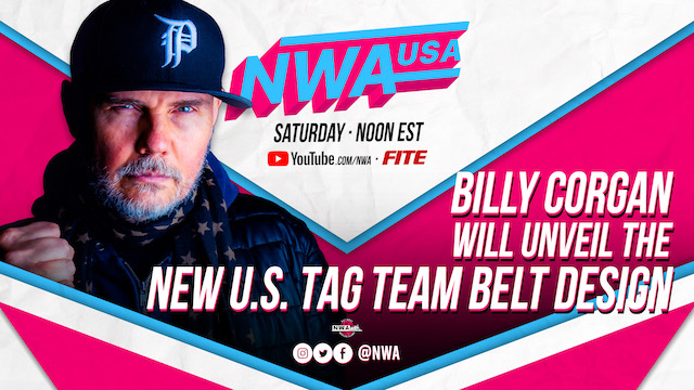 NWA USA Billy Corgan US Tag titles